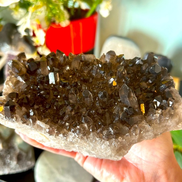 Smokey Quartz Cluster - Picture 4 of 10